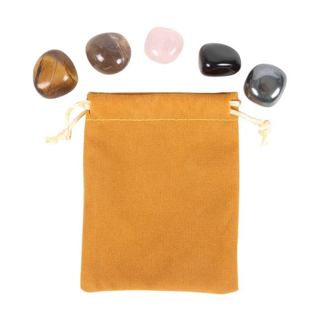 Something Different Wholesale - Wholesale Spiritual stone/crystal - Capricorn Zodiac Crystal Tumblestone Set1