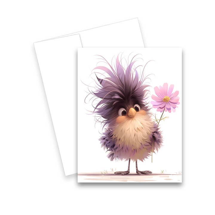 Aria Rae – Cartão de Dia dos Namorados por atacado – Cartões de Saudação com Pássaros Fofos Diversos, Conjunto de 6, Cartão de Dia dos Namorados4