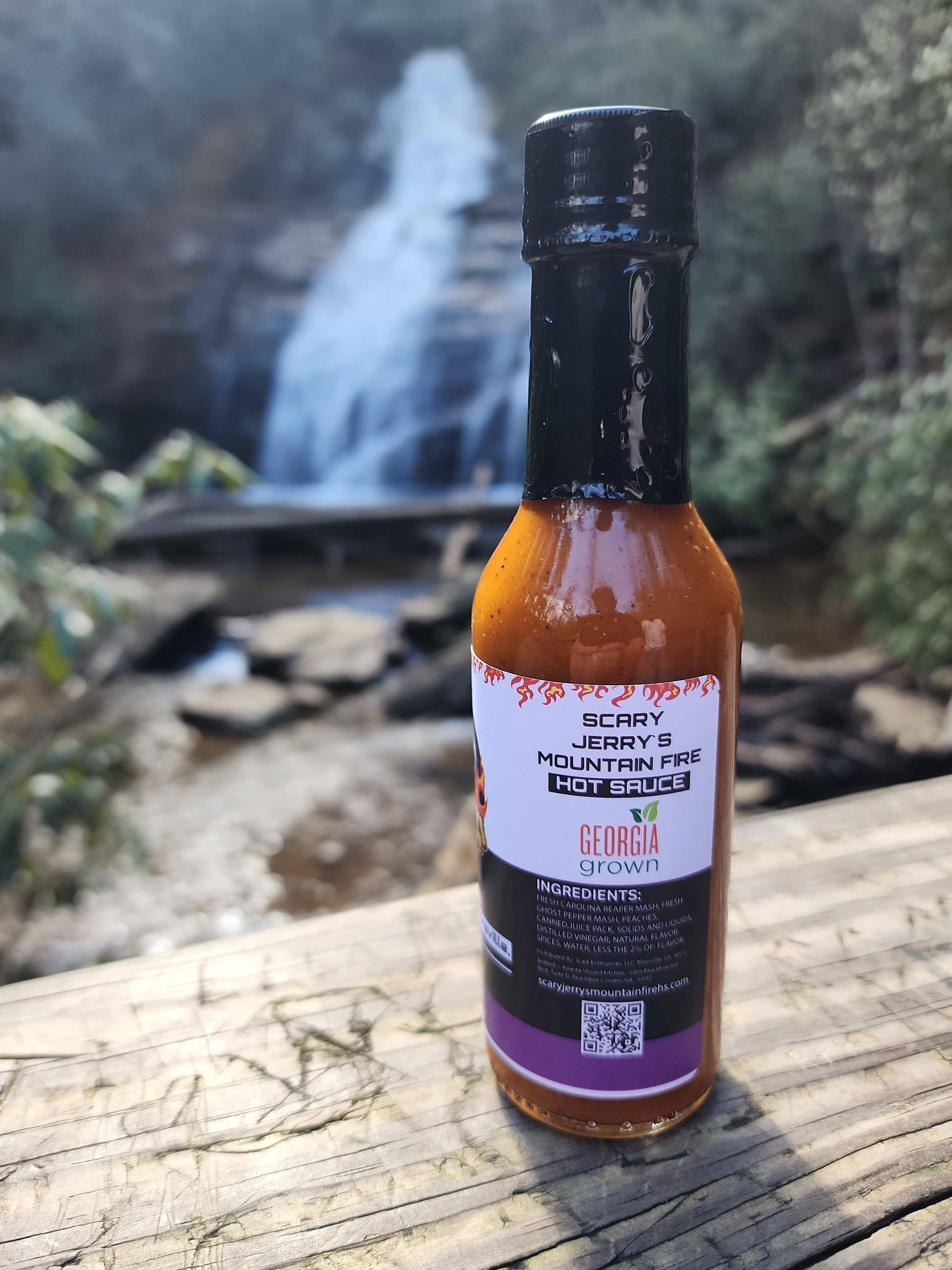 Scary Jerry's Mountain Fire Hot Sauce - Wholesale Hot Sauce - Helton Falls Fire Hot Sauce4