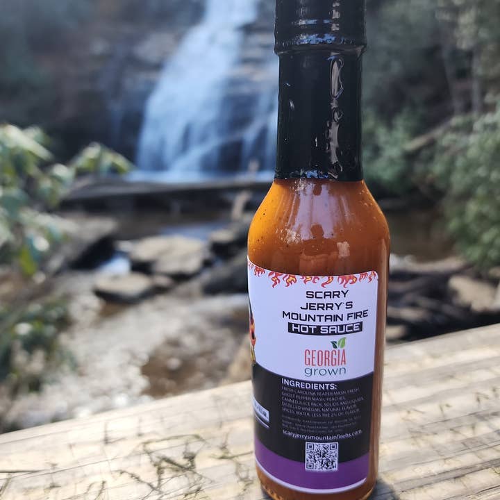 Scary Jerry's Mountain Fire Hot Sauce - Wholesale Hot Sauce - Helton Falls Fire Hot Sauce4