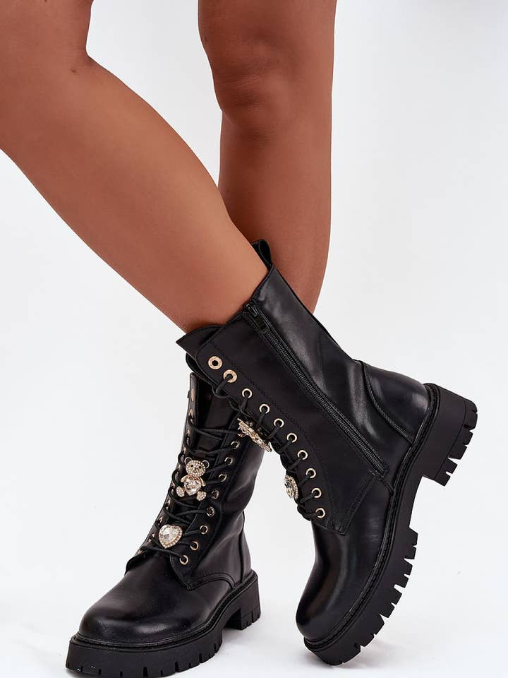 black Step in style Bootie Boots for wholesale on Faire0