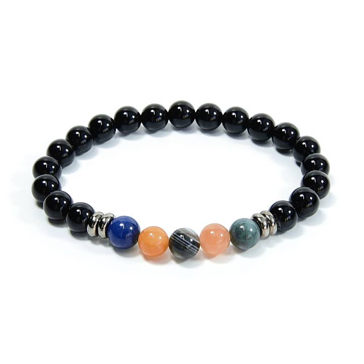 Strength & Perseverance Vibes Bracelet - 8mm for wholesale by Jenson Natural Jewelry