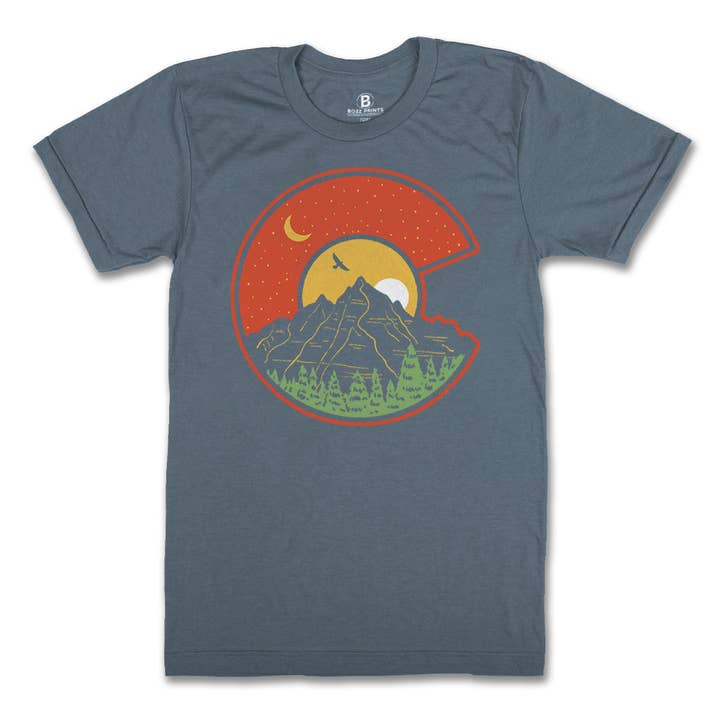 Layers of Colorado "C" T-Shirt for wholesale by Bozz Prints