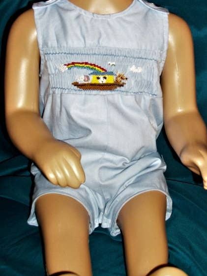 Barboteuse Arche de Noé, 12 mois pour la vente par Especially For Ewe