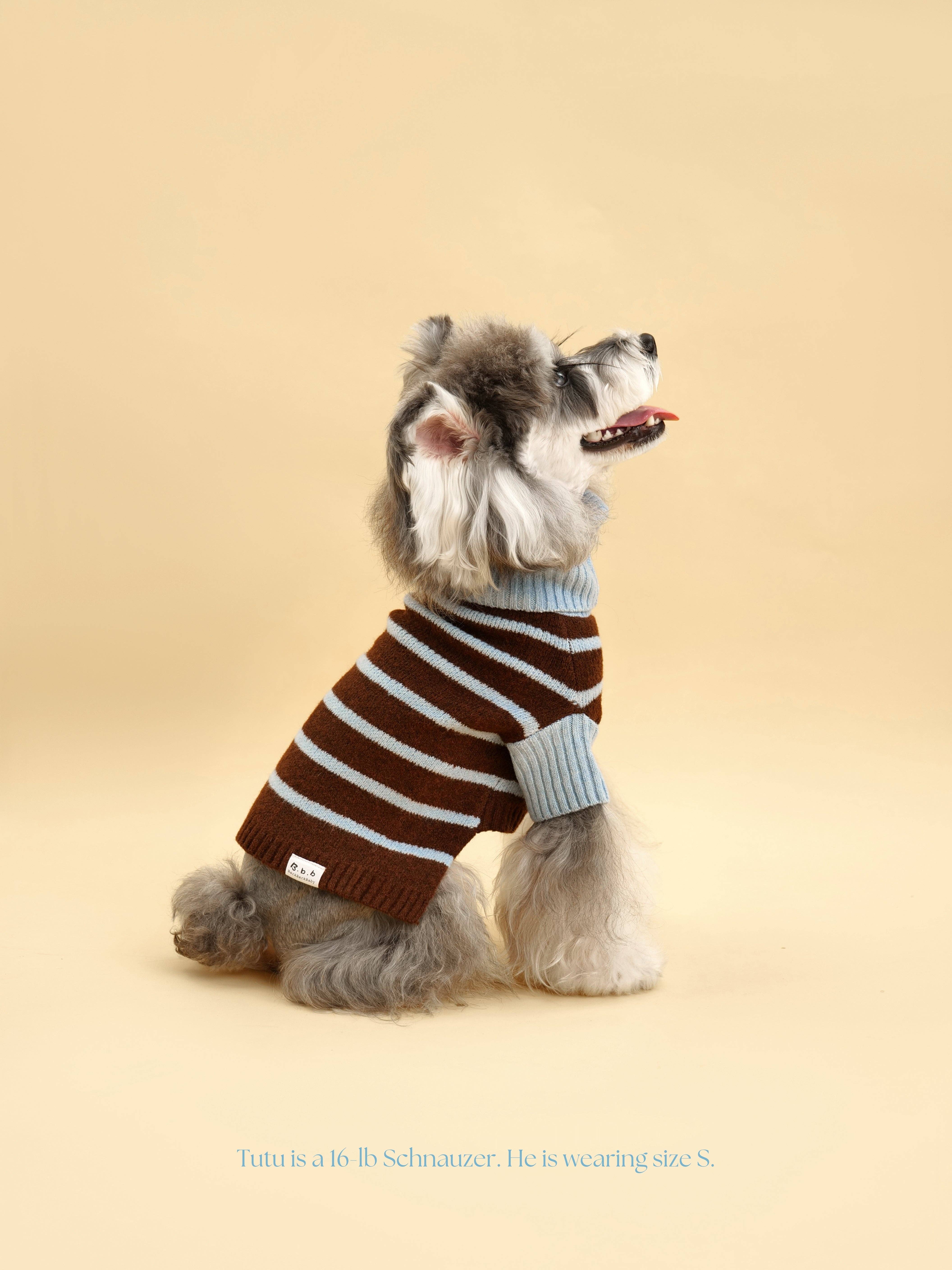 BarkBarkBaby - Wholesale Pet Sweater - Dog - Bluebell Stripes Sweater7