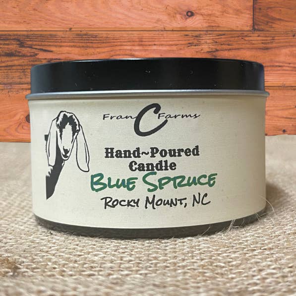 Kerzendose aus Blaufichte für den Großhandel von FranCee Farms