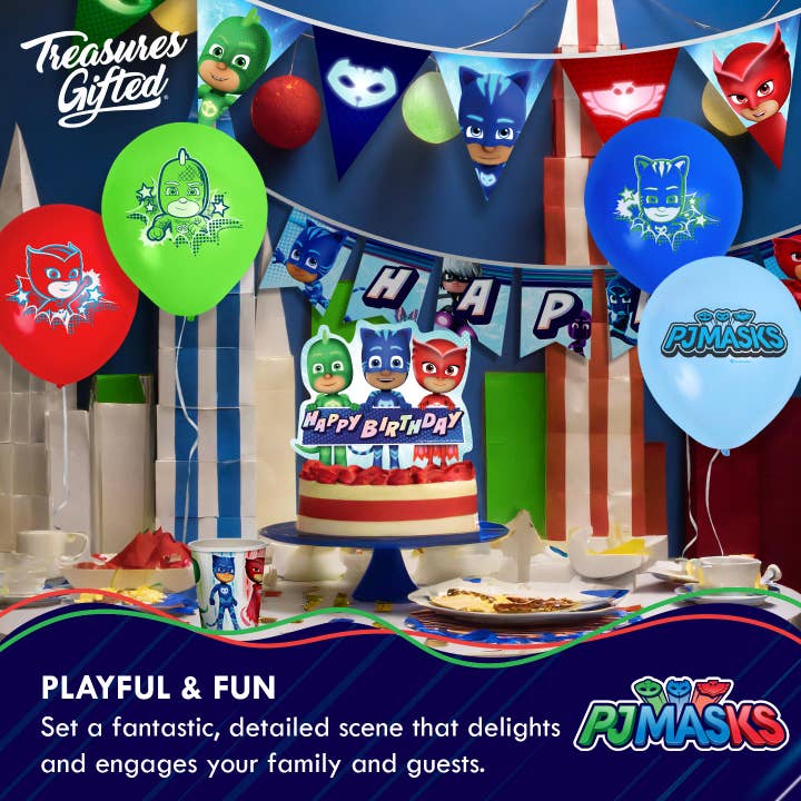 Treasures Gifted - Wholesale Balloon - PJ Masks Balloon Bouquet - PJ Masks Party Supplies