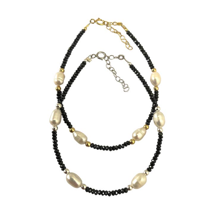 LAVAT SPINELA ZWARTE ARMBAND voor wholesale door Nativa Jewels