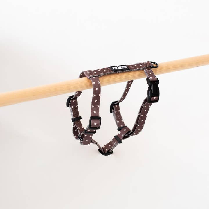 Dog Harness Choco Loco Love for wholesale by Pip and Palms