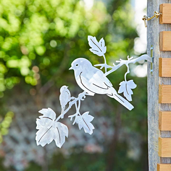 The Paper High Gift Company Limited - Wholesale Outdoor ornament/decor - Recycled Iron Bird Silhouette Garden Art3