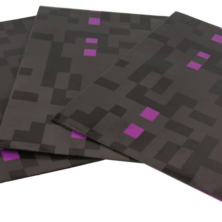 Play La Vie - Vendita all'ingrosso Rotoli di carta da regalo - Carta da regalo stile Pixel Miner Crafting (3 fogli)