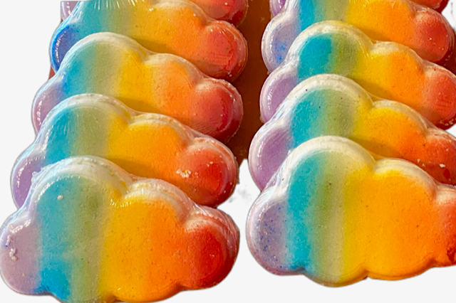 The Bath Farm - Wholesale Bath Bomb/Fizz - Rainbow Cloud Bath Bomb1