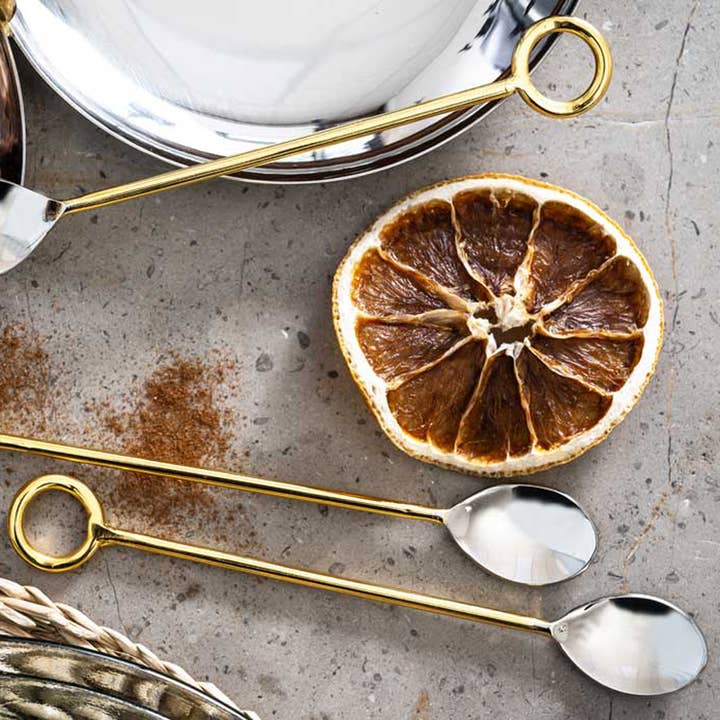 Hoop Tea Spoon Set of 3 for wholesale by Edge Company