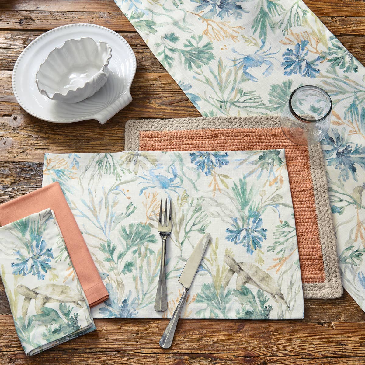 Split P - Wholesale Dinner & Cloth Napkin - Seaweed Napkin1