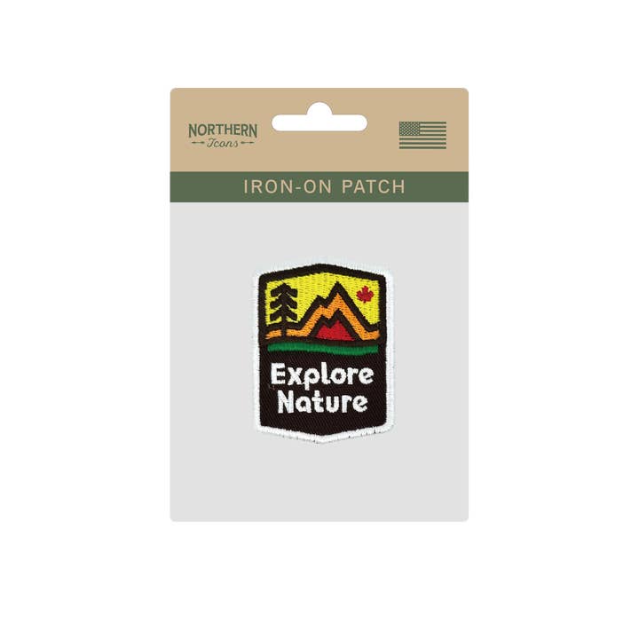 Northern Icons Creations INC - Wholesale Patch - Explore Nature Iron On Embroidery Patch1