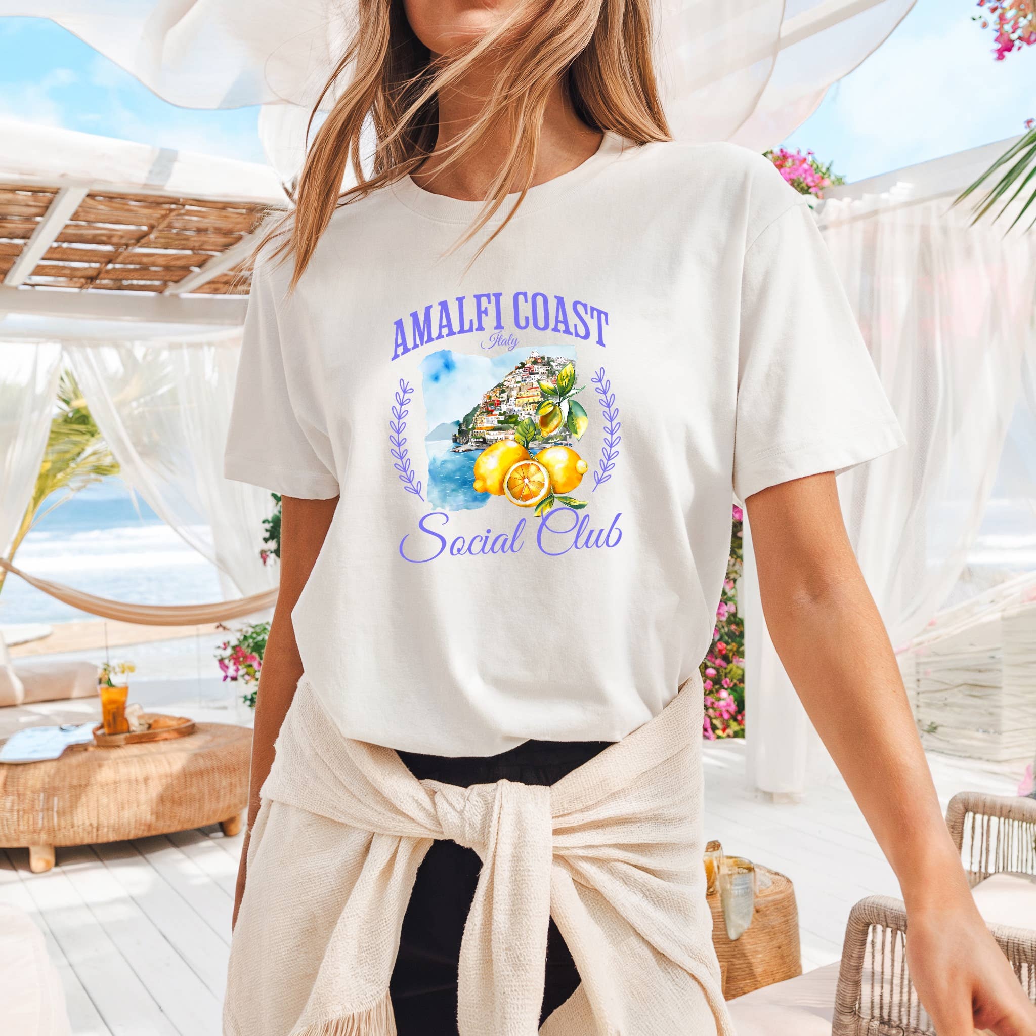 Boozy Sunrise - Wholesale Sublimation Blank T-Shirt - Women's - Amalfi T-shirt1