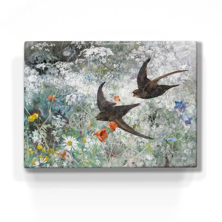 Estampa em laca, Swifts - Bruno Liljefors por atacado de Laqueprint