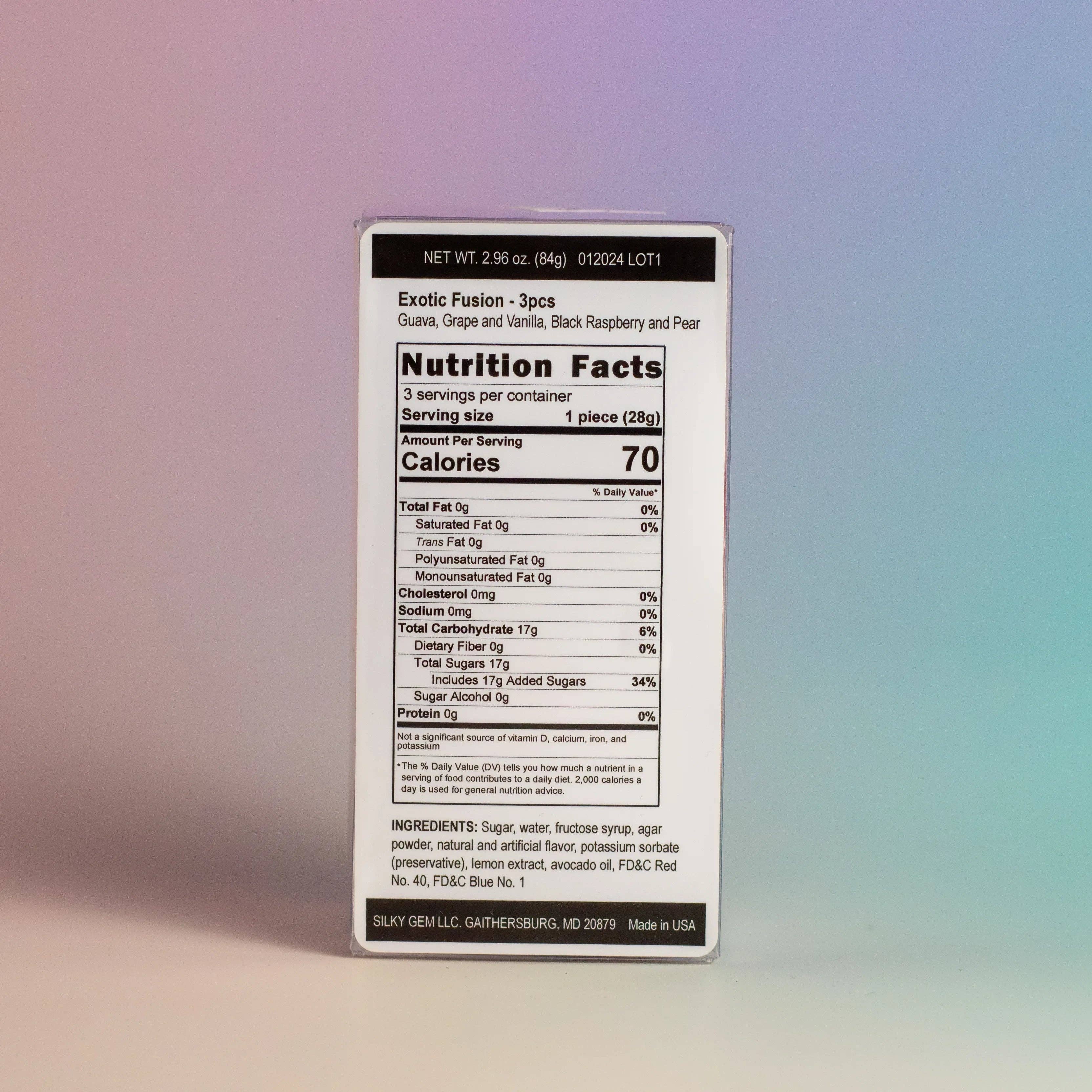 Silky Gem LLC - Vente Bonbons gélifiés - Trios Signature Silky Gem®22