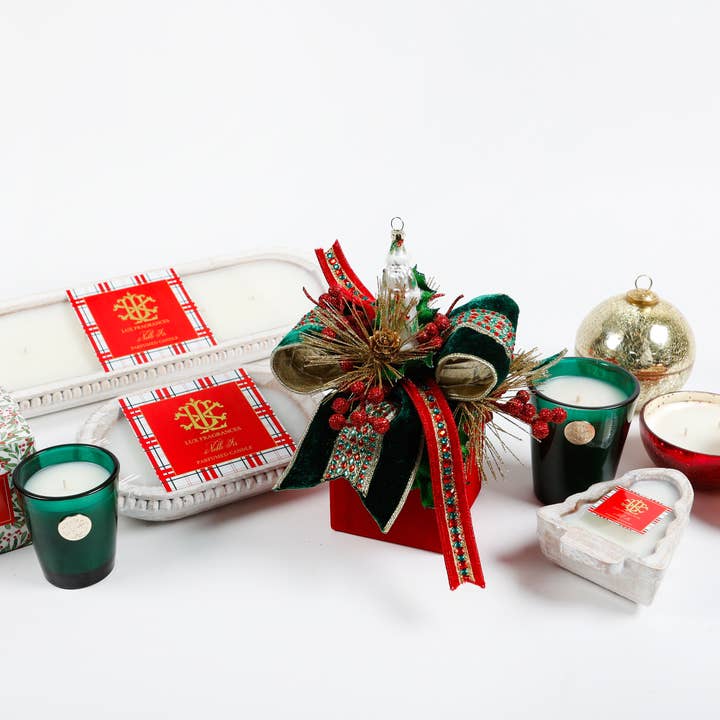 LUX FRAGRANCES - Wholesale Jar/Filled Candle - Noble Fir 8 oz Designer Box Candle MIN 6