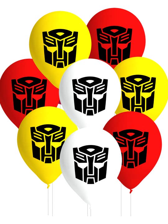 8 Latexballoner Transformers for engroshandel hos Fiestora