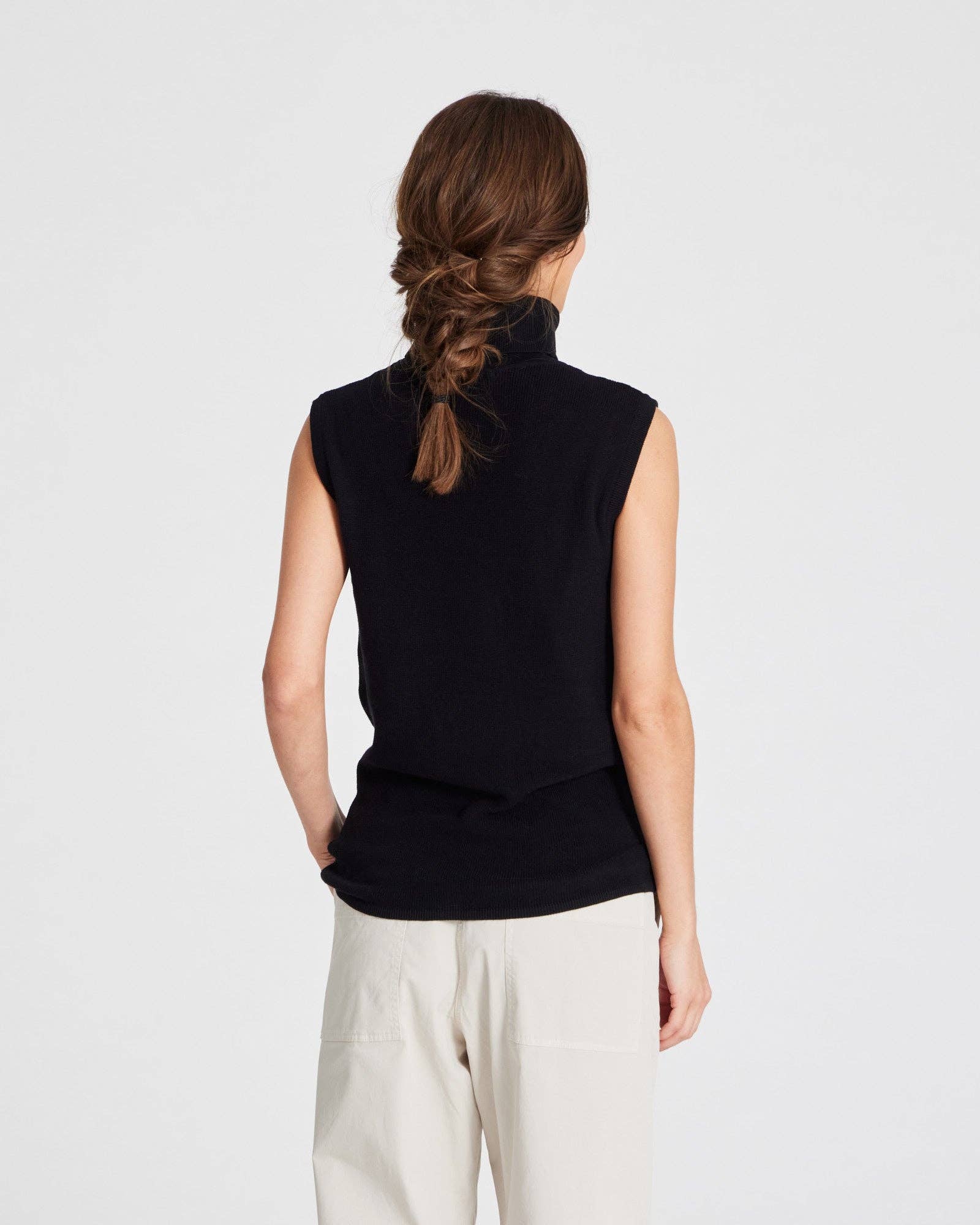 gai-lisva - Wholesale Knit Top - Women's - Tanja Knit Top GOTS 243975 - Black2