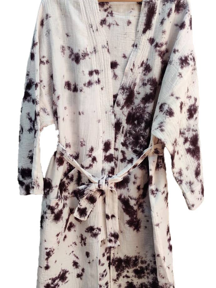 Robe Crinkled Tie Dye for wholesale by Elizabeth Gillett