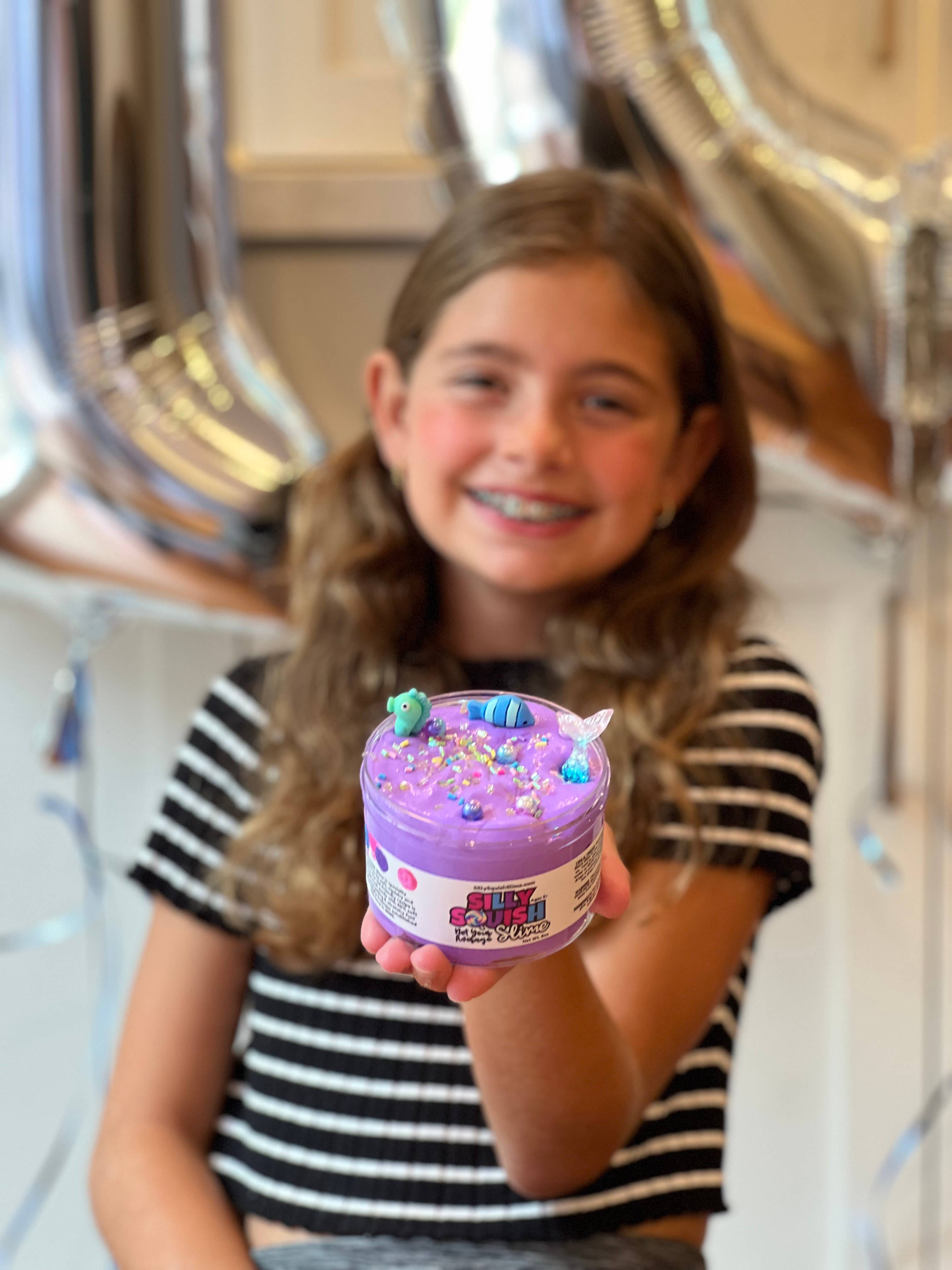 Silly Squish Slime – Großhandel Knete/Schleim – Kinder – DIY Slime Kit: GEMISCHTE HÜLLE (2 x Rosa, 2 x Blau, 2 x Lila)11