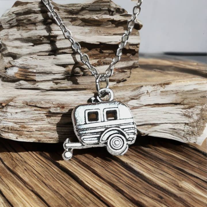 Turistadlv - Wholesale Pendant/Charm Necklace - Camping necklace, caravan necklace, camping gift