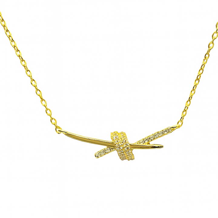 Collier doré "Tessa" en argent 925 pour la vente par Impala