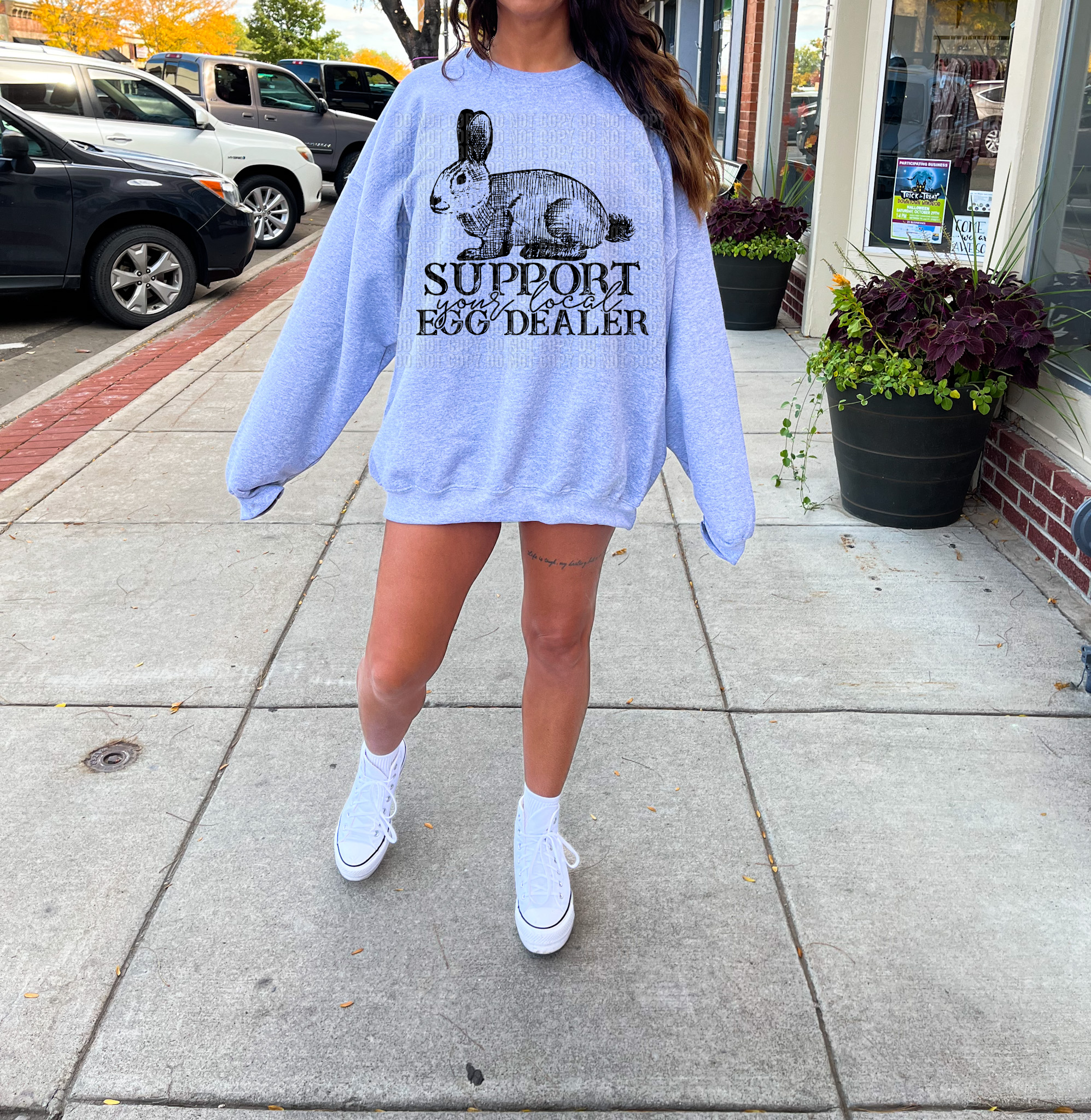 K and M Designs - Wholesale Sublimation Transfer - Support Your Local Egg Dealer DTF Transfer0