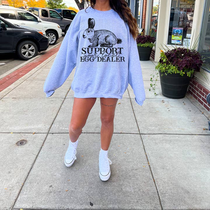 K and M Designs - Wholesale Sublimation Transfer - Support Your Local Egg Dealer DTF Transfer