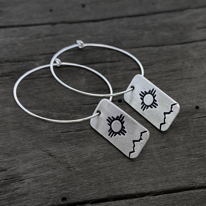 Sol Hoop Earrings for wholesale by Daphne Lorna