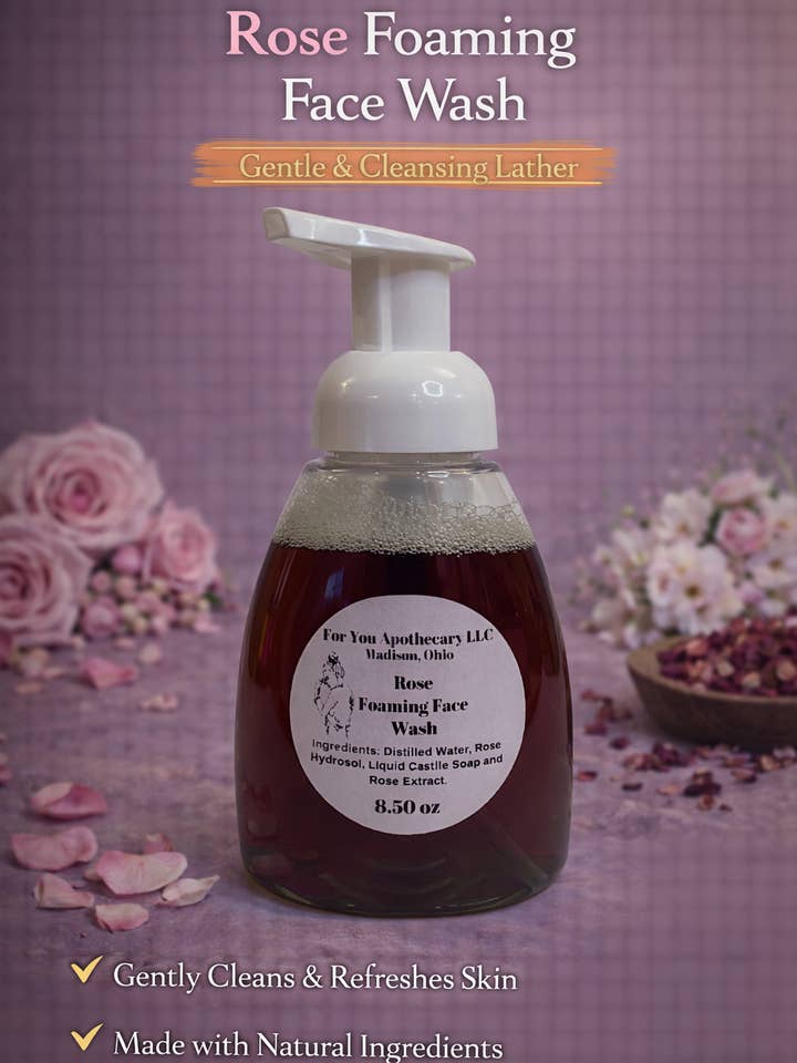 Foaming Face Wash for wholesale by For You Apothecary LLC
