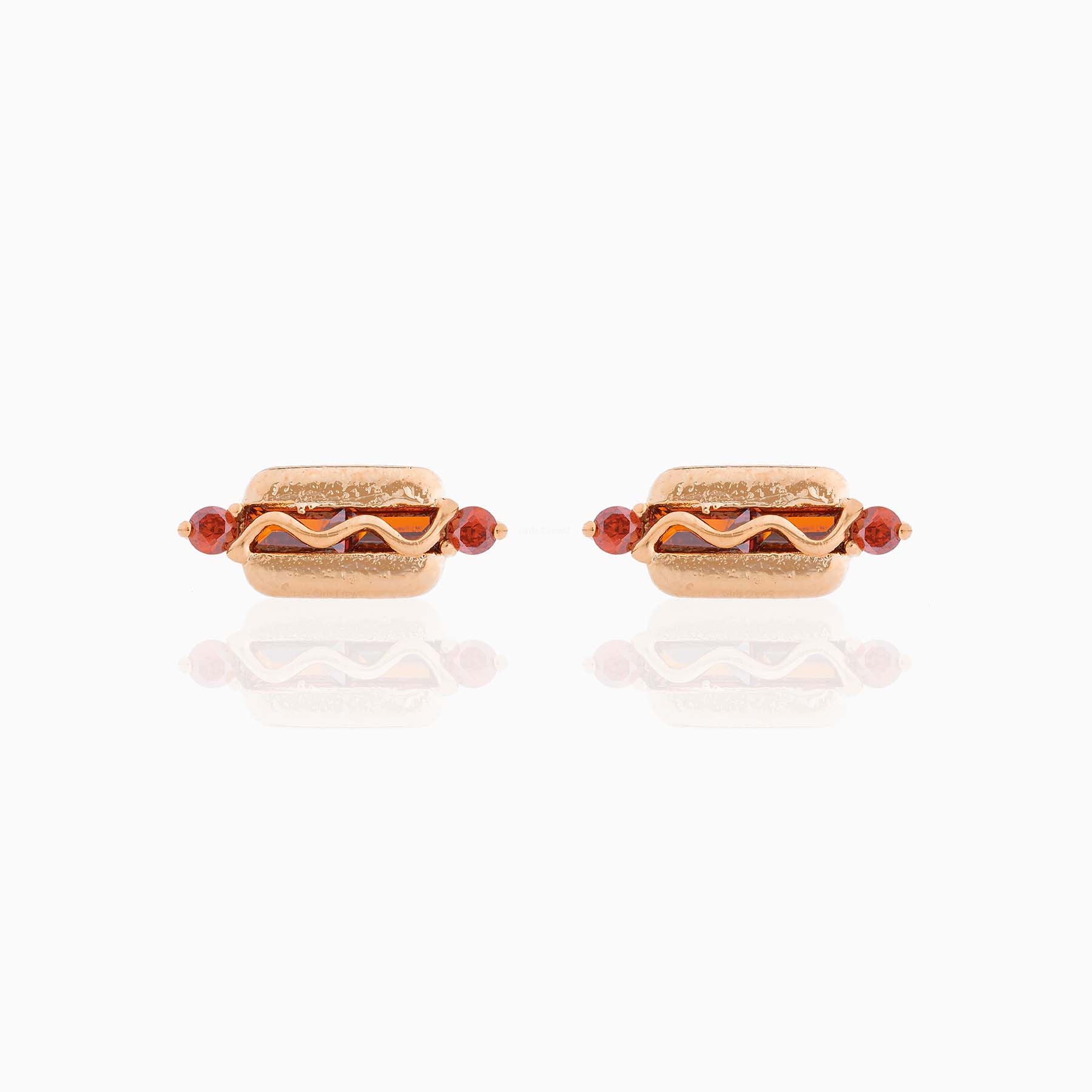 Girls Crew - Wholesale Stud/Post Earrings - Hot Dog Studs5