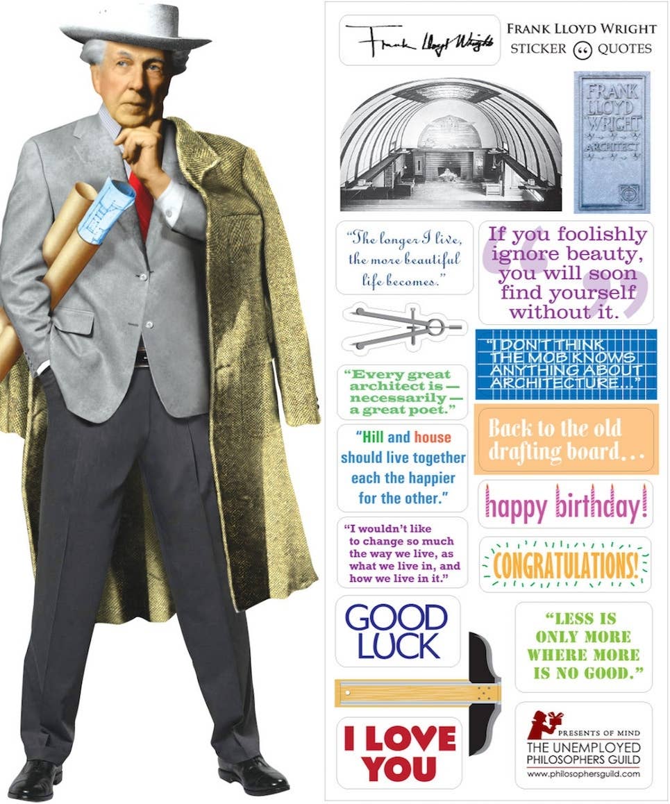 Unemployed Philosophers Guild - Wholesale Everyday Greeting Card - Frank Lloyd Wright Card0