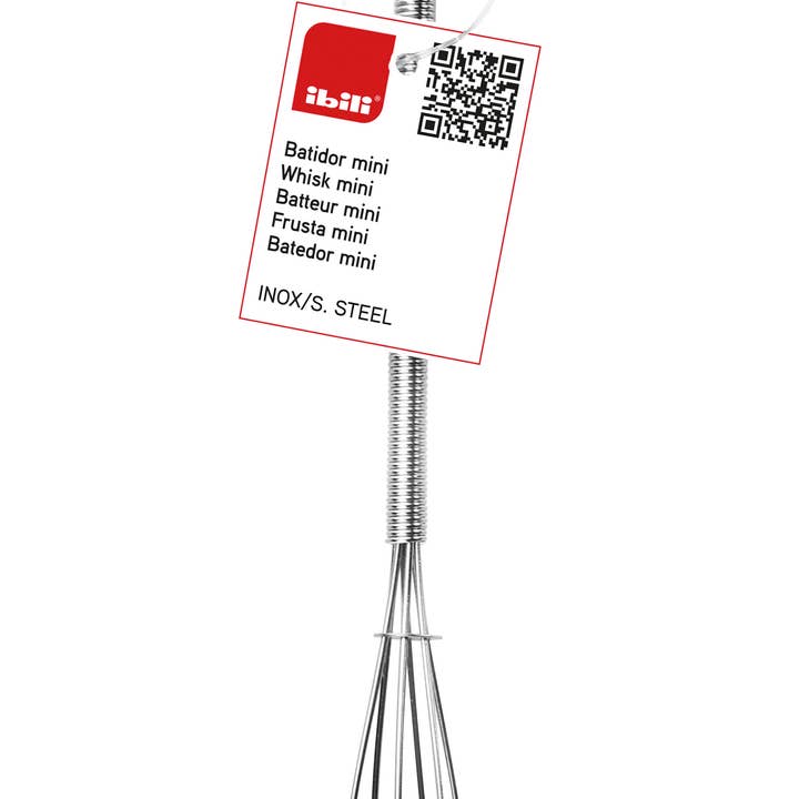 Ibili - Wholesale Whisk - IBILI - Mini stainless steel whisk 15 cm., Stainless Steel