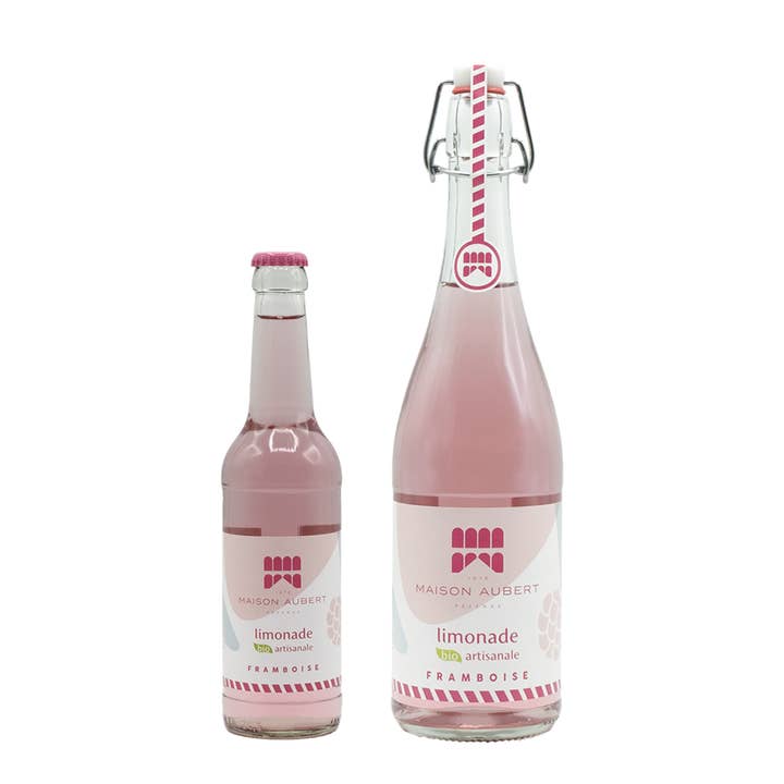 Maison Aubert - Venta al por mayor Refrescos/bebidas carbonatadas - Limonada artesanal y ecológica: Frambuesa 75 cl