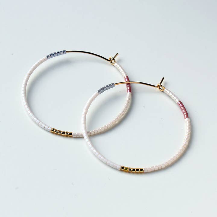 Fresco Hoops LG / White for wholesale by bluma project