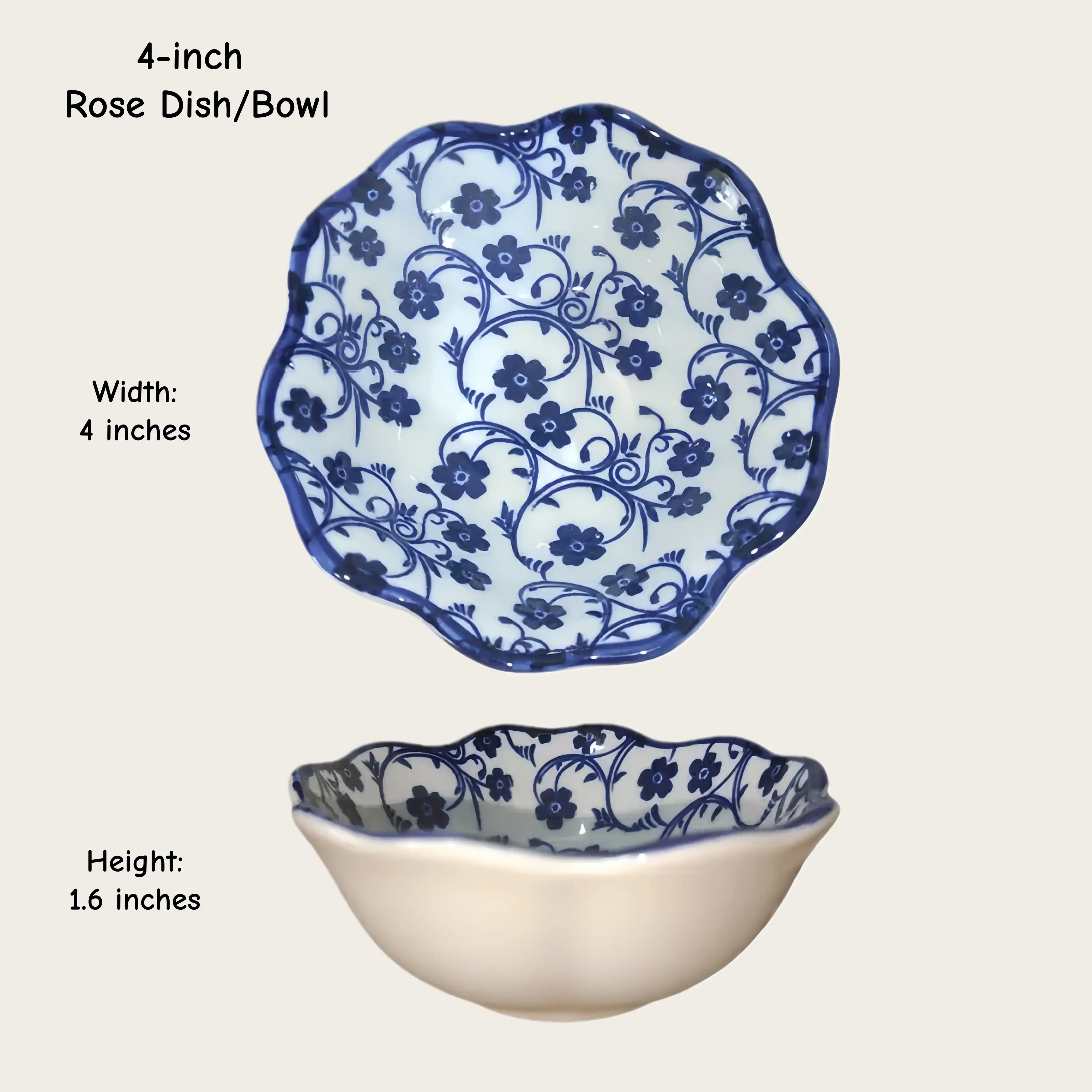 Otterware - Vente Bols à condiments/sauces - Plats à trempette en céramique style marocain (6 styles)50