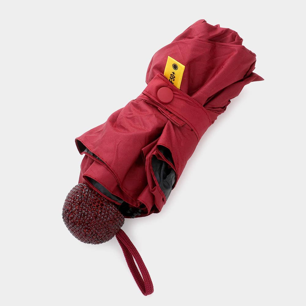 Sensibling Corp. - Wholesale Umbrella - Women's - Bling Handle Pointed Foldable Umbrella11