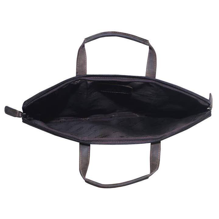 Greenwood - Vente Sac pour ordinateur portable – unisexe - Fred Sacoche pour ordinateur portable 17 pouces en cuir avec bandoulière amovible18