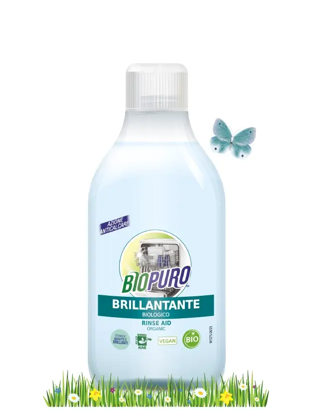 NIVEL SRL SOCIETÀ BENEFIT - Vendita all'ingrosso Detersivi per lavastoviglie - Biopuro - Brillantante Lavastoviglie Bio 250mL0