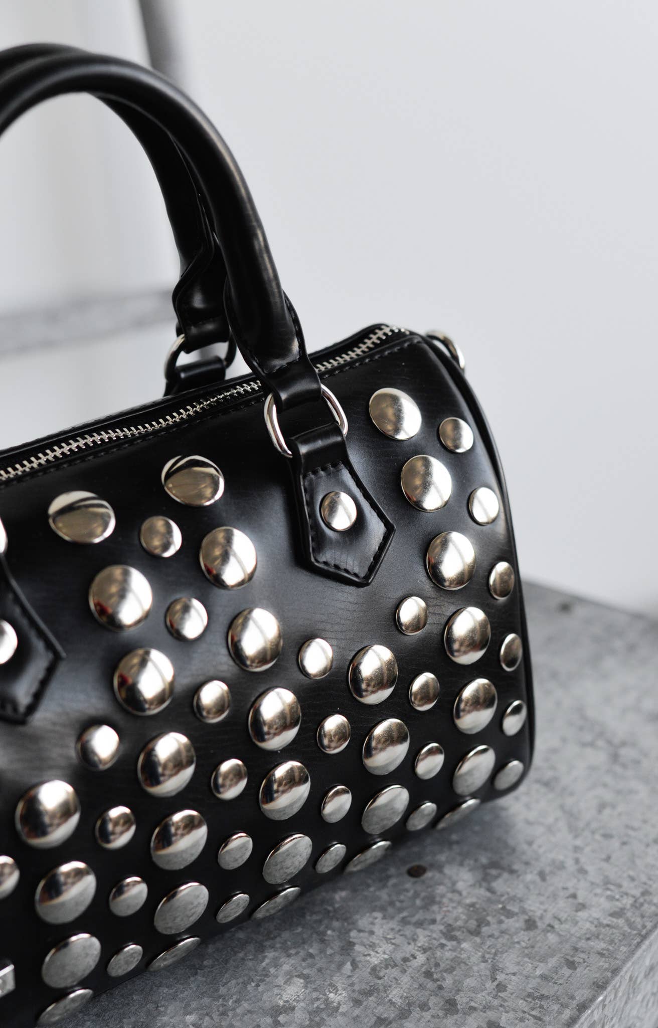 NOCO - Wholesale Top Handle Bag - Women's - Mini Bowling Studs Black3