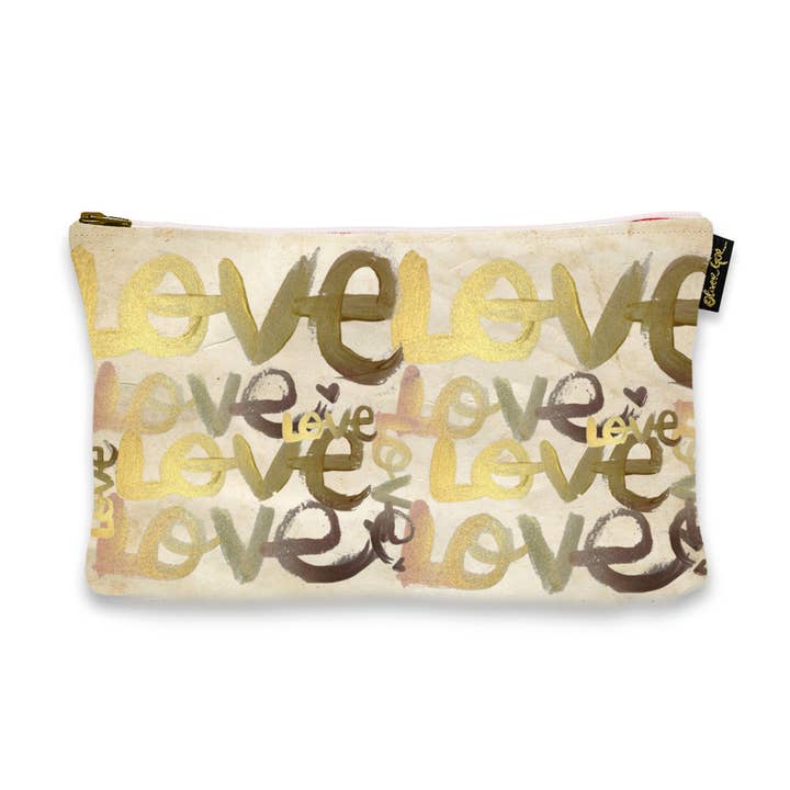 Oliver Gal Four Letter Word Art Pouch (Size 13x9) for wholesale by The Oliver Gal Artist