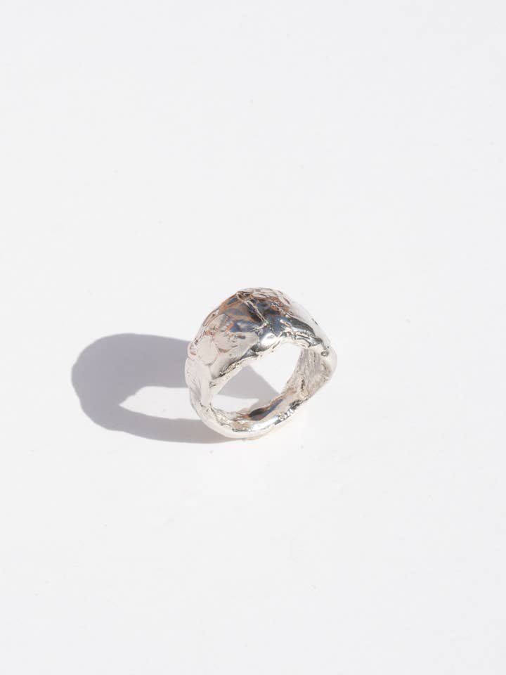 Bague Luca en argent sterling recyclé pour la vente par Swim to the Moon