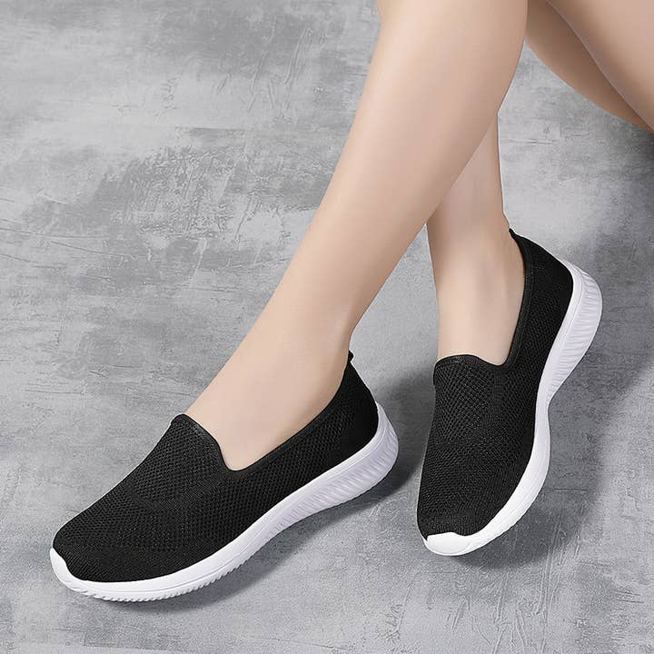 Calseosvic - Venta al por mayor Zapatillas deportivas sin cordones - Mujer - Venta al por mayor mocasines de mujer deslizarse en zapatillas de tenis2