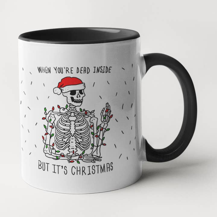 When You're Dead Inside - Holiday Mug for wholesale by Calm Down Caren