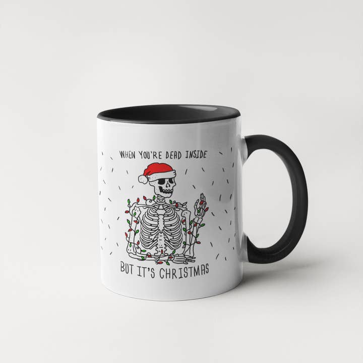 When You're Dead Inside - Holiday Mug for wholesale by Calm Down Caren