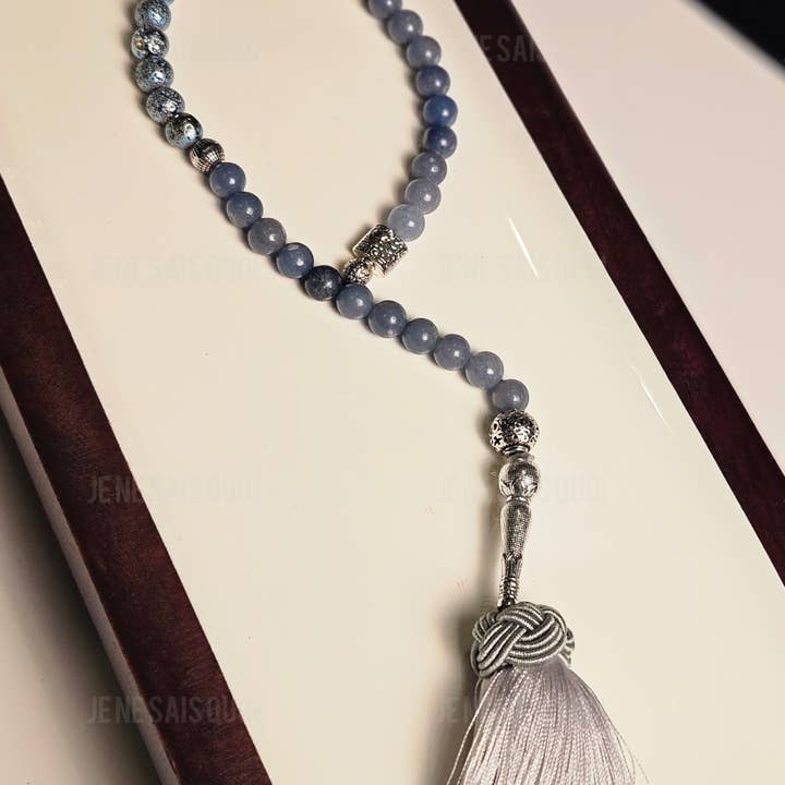Je Ne Sais Quoi - Wholesale Prayer Beads Bracelet - Eternal Whispers Blue Chalcedony1
