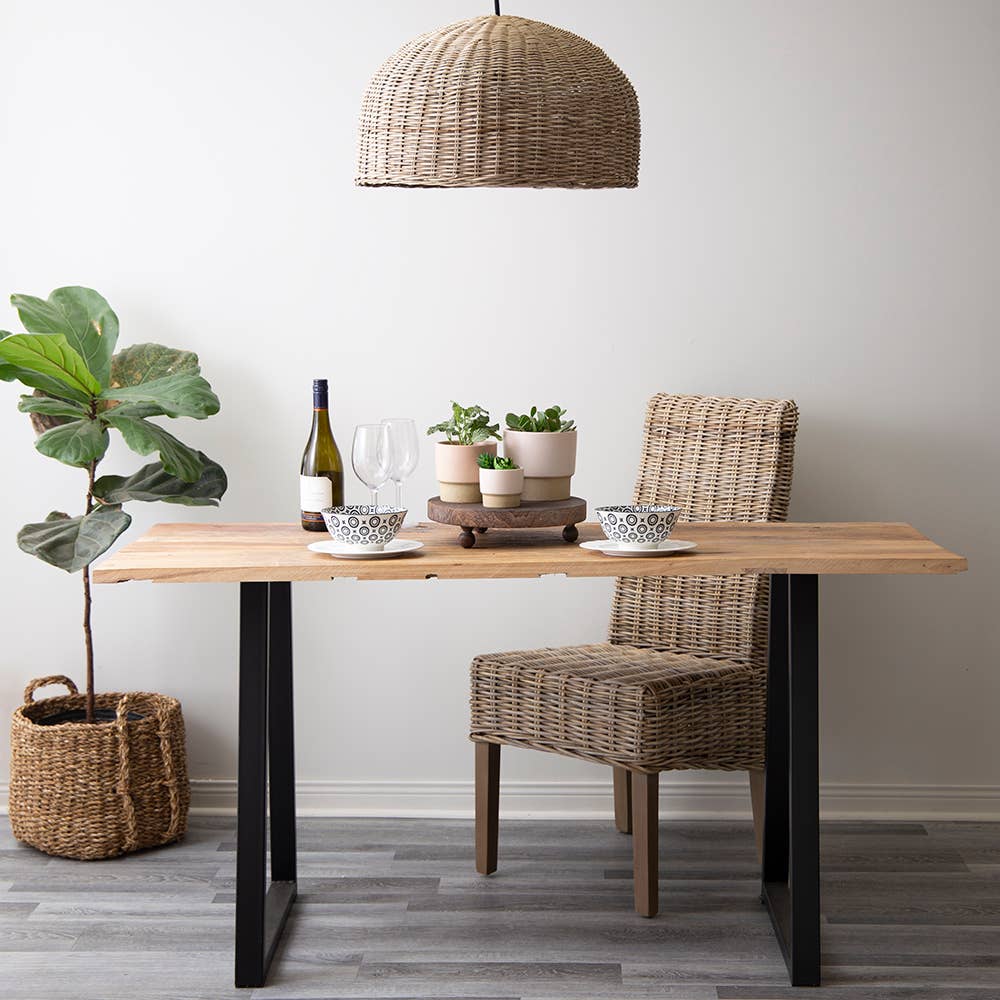 Bacon Basketware - Vente Lustre/Suspension - GRANDE SUSPENSION EN ROTIN2